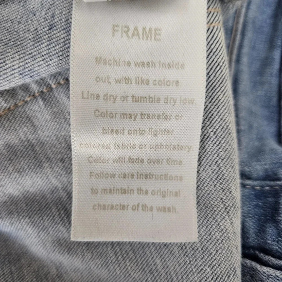 FRAME Le Skinny De Jeanne Jeans Mid Rise Antibes Light Wash Denim - Picture 9 of 9